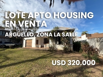 LOTE CON CASAS EN VENTA APTO HOUSING ARGUELLO ZONA LASALLE 